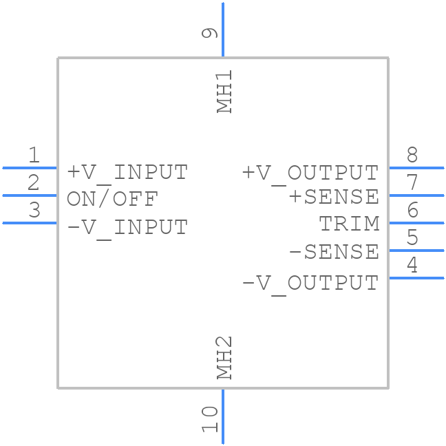 CQB75-300S24-F - Cincon - PCB symbol