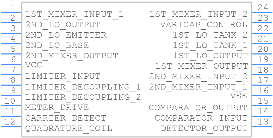 MC3362DW - Motorola - PCB symbol