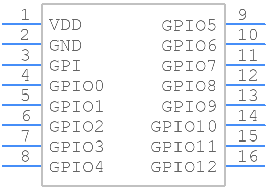 SLG47011V - Renesas Electronics - PCB symbol