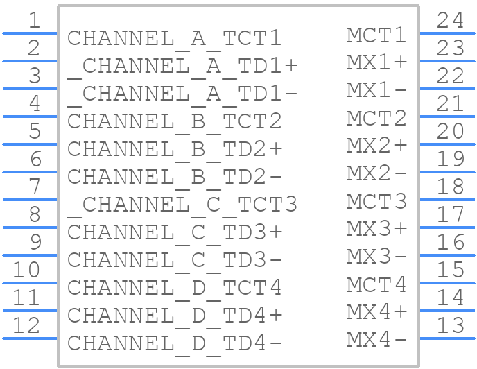 10GB-6012X - iNRCORE - PCB symbol