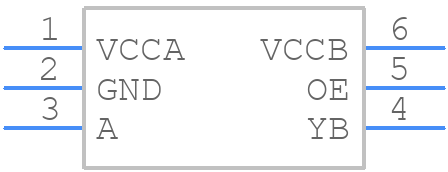 NXU0101GSH - Nexperia - PCB symbol