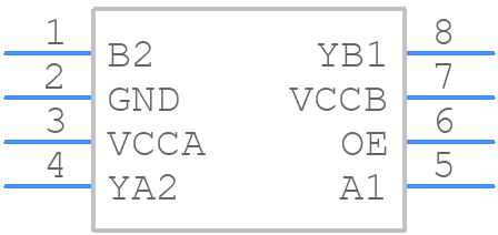 NXU0202GTX - Nexperia - PCB symbol