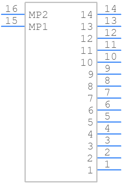 203556-1407 - Molex - PCB symbol