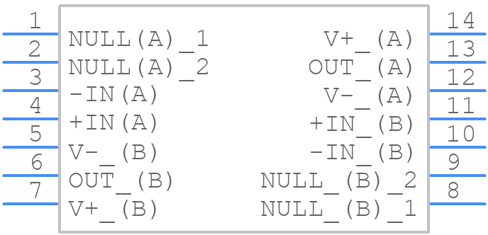 LT1002CN#PBF - Analog Devices - PCB symbol