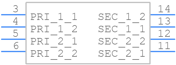 70080K - talema - PCB symbol