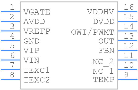 NSA9260 - NOVOSENSE - PCB symbol