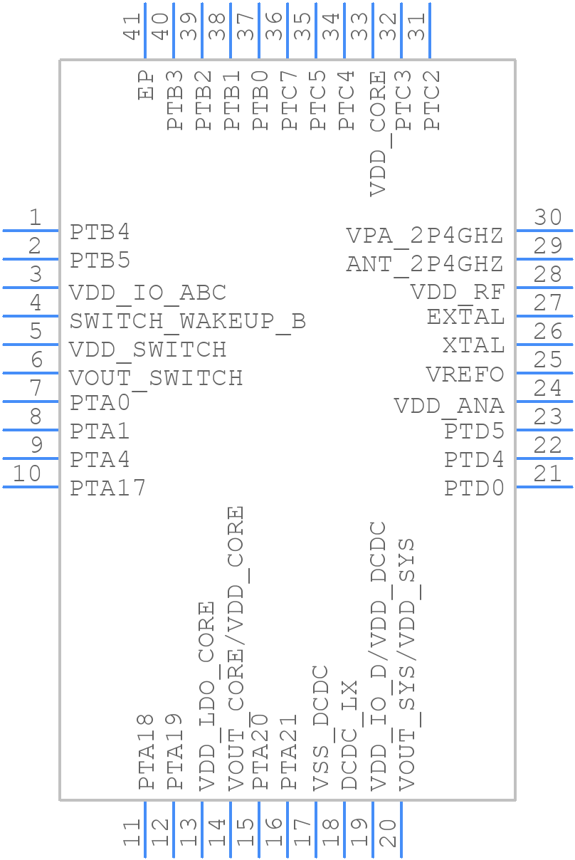 MCXW716AMFPAT - NXP - PCB symbol