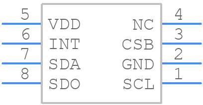 PSD0603130 - PUI Audio - PCB symbol