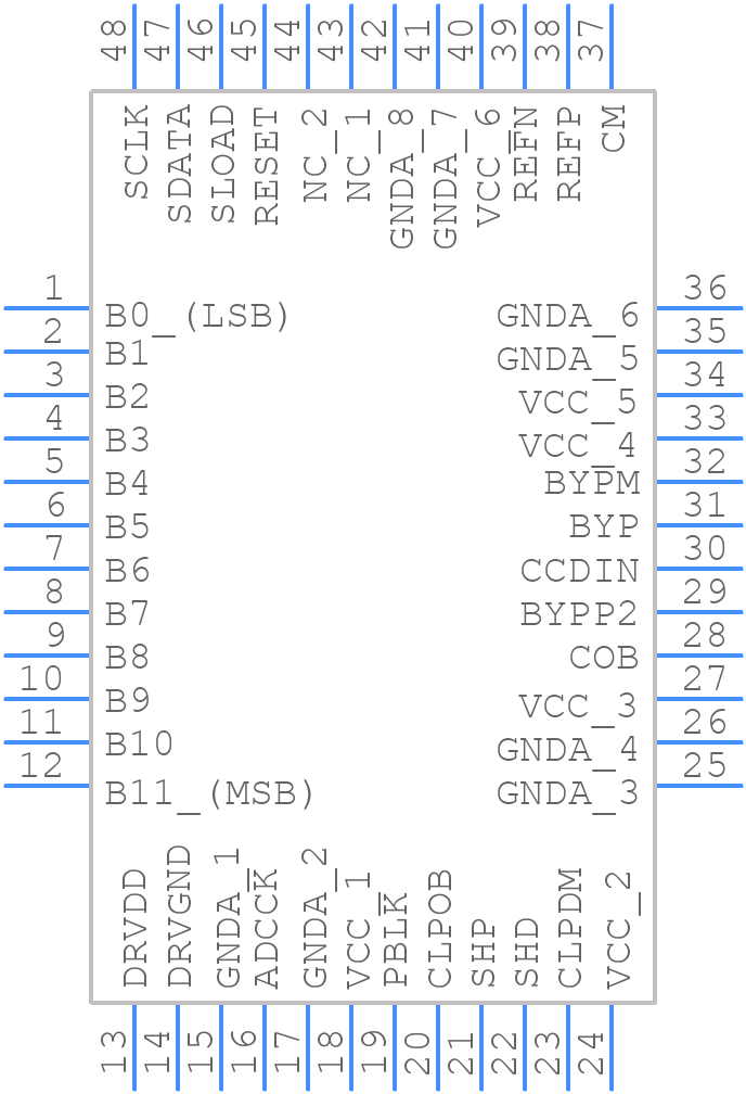 VSP2262Y - Texas Instruments - PCB symbol