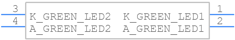 WP7104ALUP/2GD-0L - Kingbright - PCB symbol