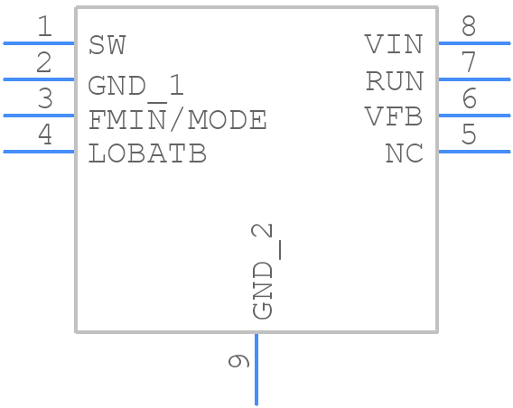 LTC3620EDC#TRMPBF - Analog Devices - PCB symbol