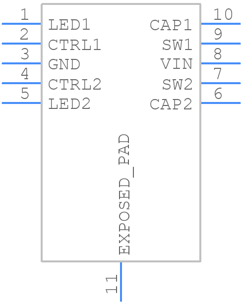 LT3497EDDB#TRMPBF - Analog Devices - PCB symbol