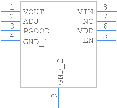 RT9041E-10GQW - RICHTEK - PCB symbol