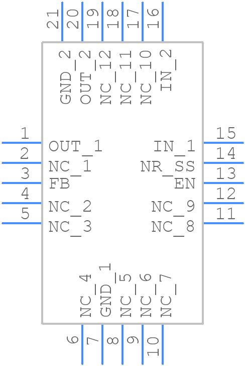 TPS7H1210MRGWSEP - Texas Instruments - PCB symbol