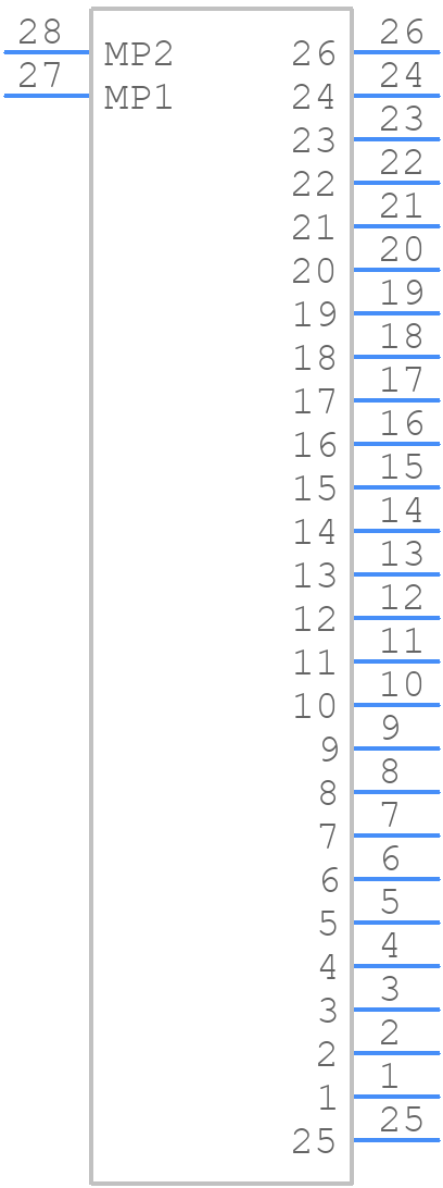 FH34D-24S-0.5SH(50) - Hirose - PCB symbol