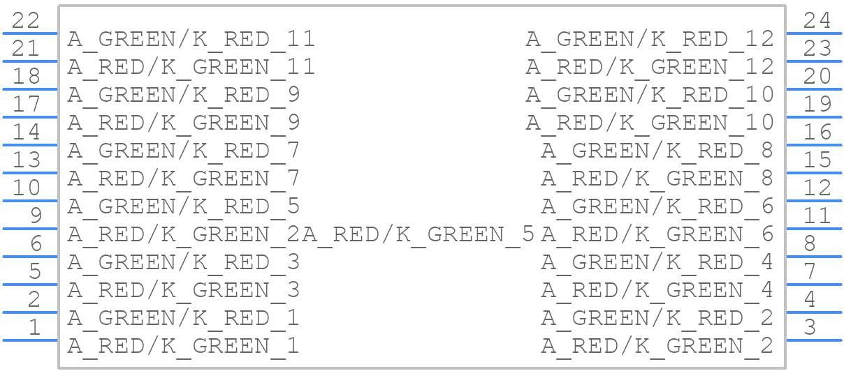 5530711306F - Dialight - PCB symbol