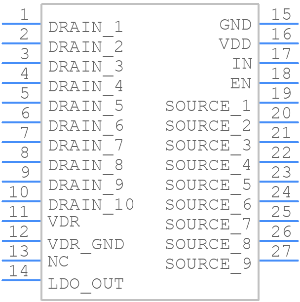 NCP58921MNTWG - onsemi - PCB symbol