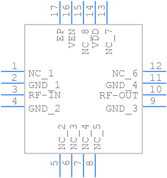PMA3-10203+ - Mini-Circuits - PCB symbol