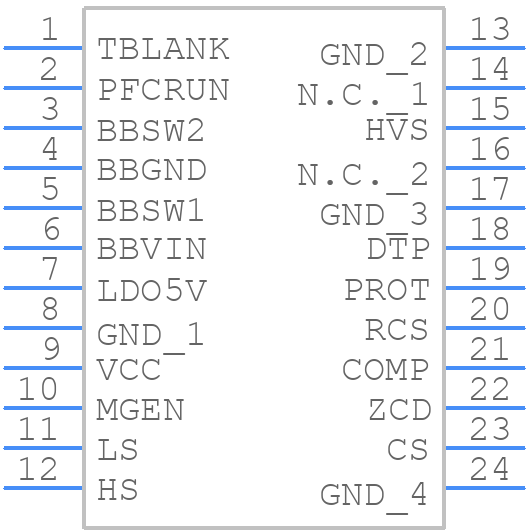 STACF01BTR - STMicroelectronics - PCB symbol