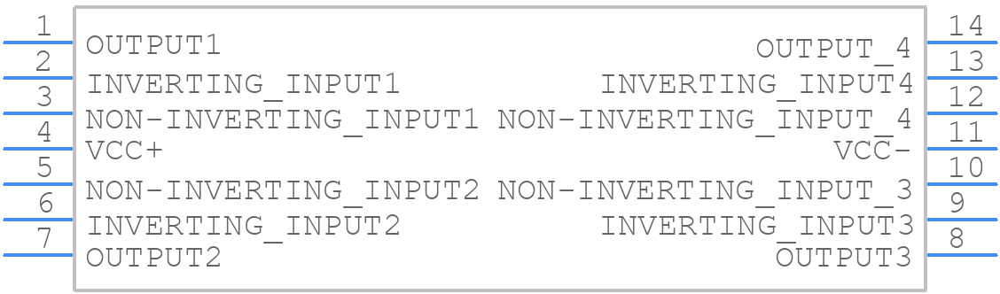 TSV794IYPT - STMicroelectronics - PCB symbol