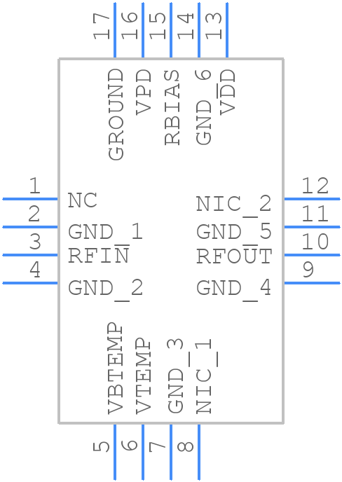 ADL8108ACPZN-R7 - Analog Devices - PCB symbol