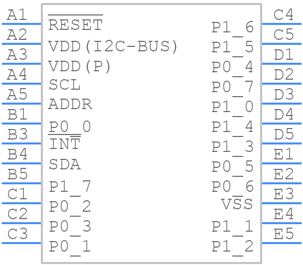 PCAL6416AEX1 - NXP - PCB symbol
