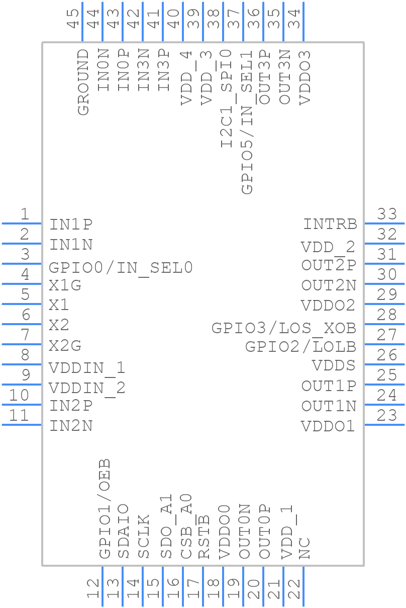 SIT95314 - SiTime - PCB symbol
