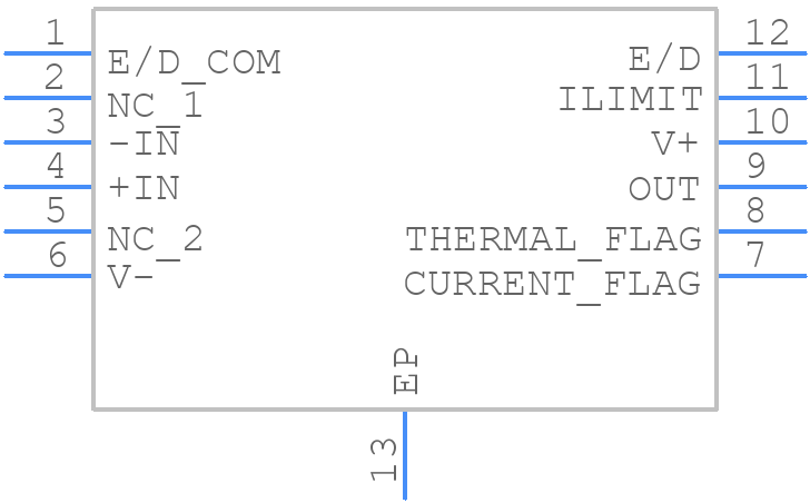 OPA593DNTR - Texas Instruments - PCB symbol