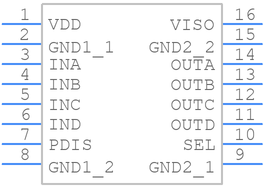 NSIP8941 - NOVOSENSE - PCB symbol