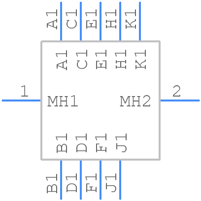 SMPL9M0N0LB - Amphenol - PCB symbol