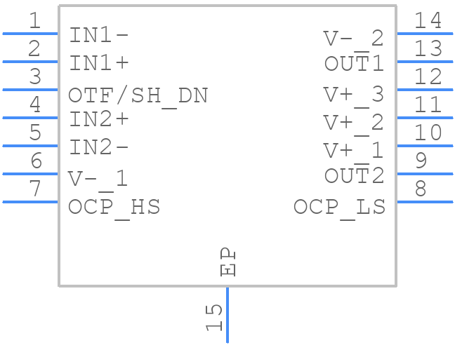 NSOPA2402 - NOVOSENSE - PCB symbol