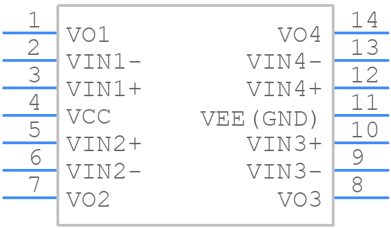 AN6554NS - Panasonic - PCB symbol
