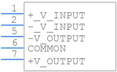 AM2D-0507DH30Z - aimtec - PCB symbol
