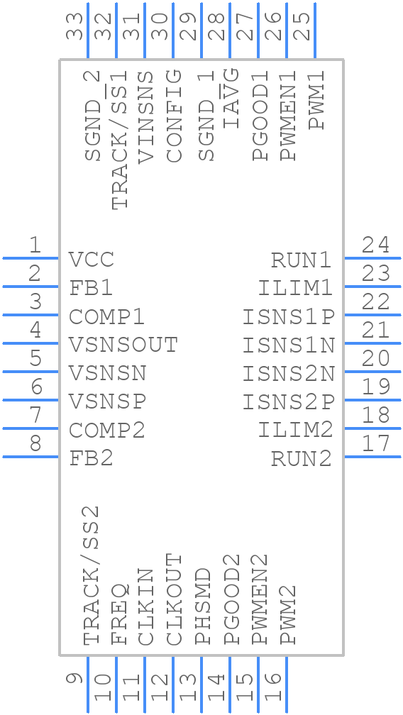 LTC3861EUH-1#PBF - Analog Devices - PCB symbol