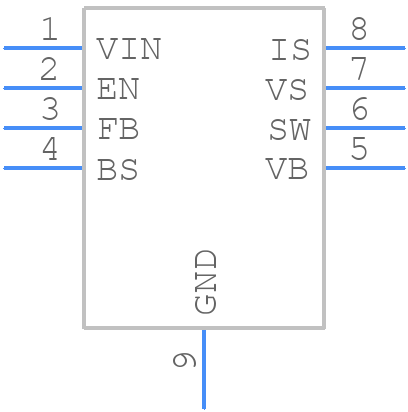 u3500 - UNI-SEMI - PCB symbol