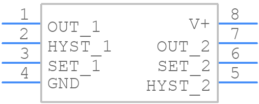 ICL7665SAIPAZ - Renesas Electronics - PCB symbol