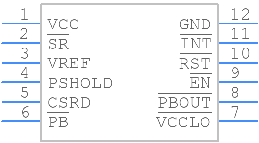 STM6601DA2BDM6F - STMicroelectronics - PCB symbol