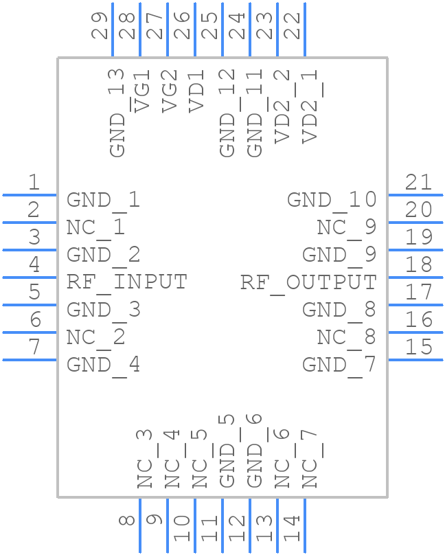 TGA2818-SM - Qorvo - PCB symbol