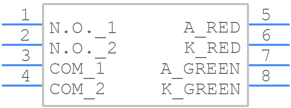 B3W-9002-RG2C - OMRON Electronics - PCB symbol