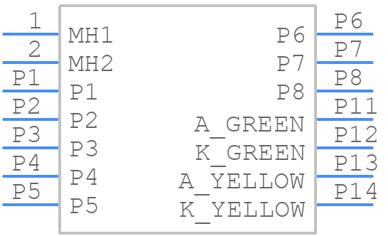 1664077 - Phoenix Contact - PCB symbol