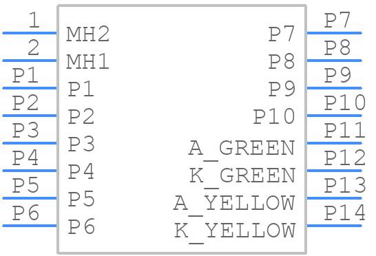 1664001 - Phoenix Contact - PCB symbol