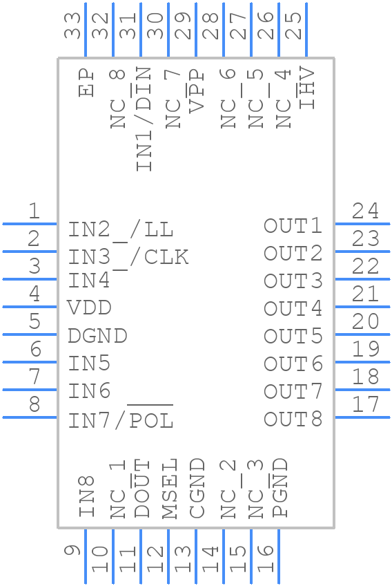 AIC1513 - Apex Microtechnology - PCB symbol