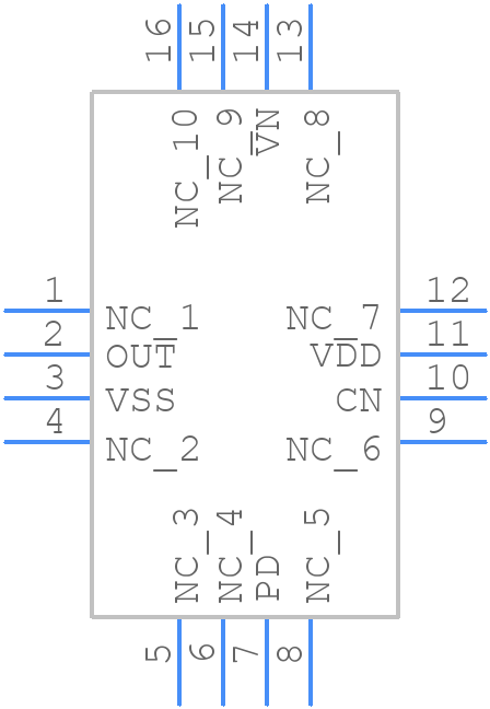 AIC1638 - Apex Microtechnology - PCB symbol