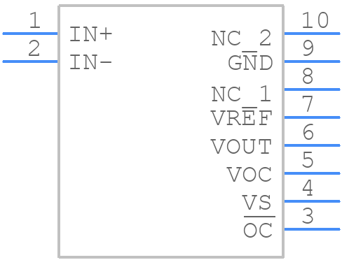 TMCS1126C5BQDVGR - Texas Instruments - PCB symbol