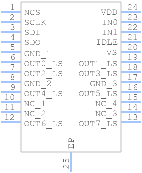 NSD56008 - NOVOSENSE - PCB symbol