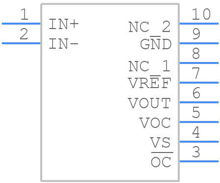 TMCS1126B3AQDVGR - Texas Instruments - PCB symbol