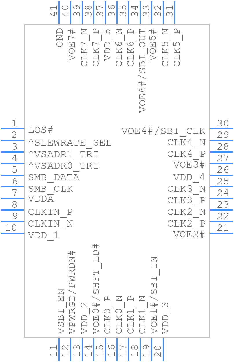 LMKDB1108Z100RKPT - Texas Instruments - PCB symbol
