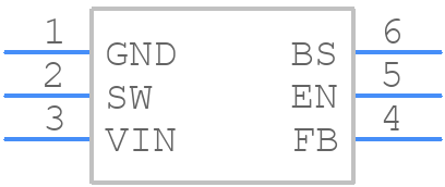 DIU6931 - DIOO Microcircuits - PCB symbol