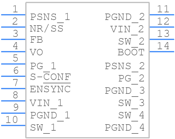 TPS62914RPYR - Texas Instruments - PCB symbol