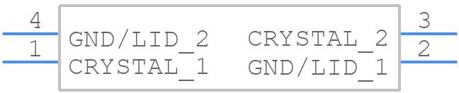 HSX321SL - Harmony Electronics - PCB symbol
